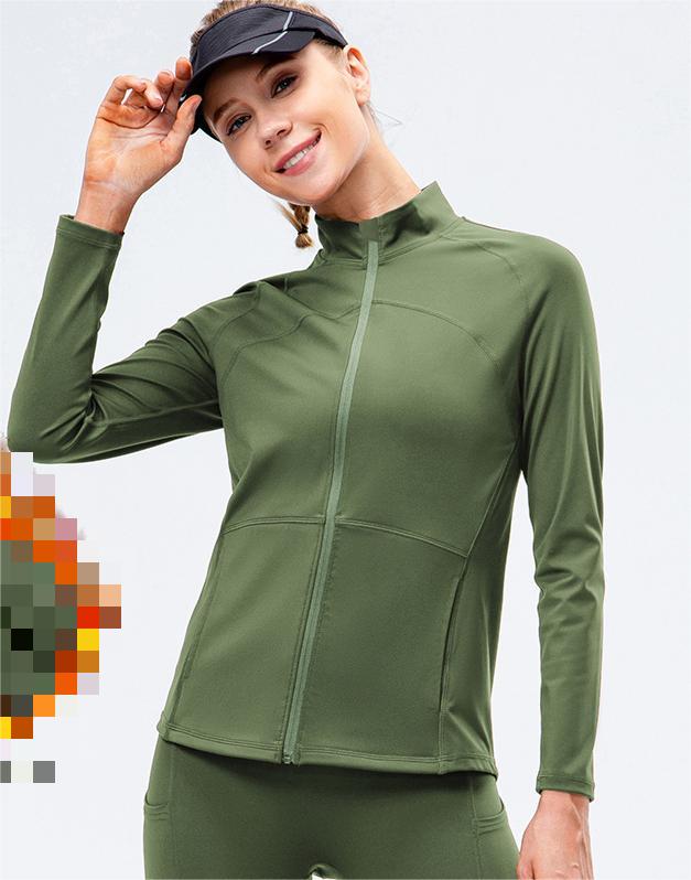 Fleece lined zip front top