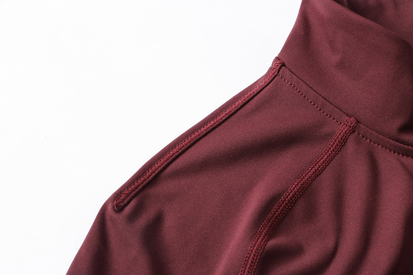 Fleece lined zip front top