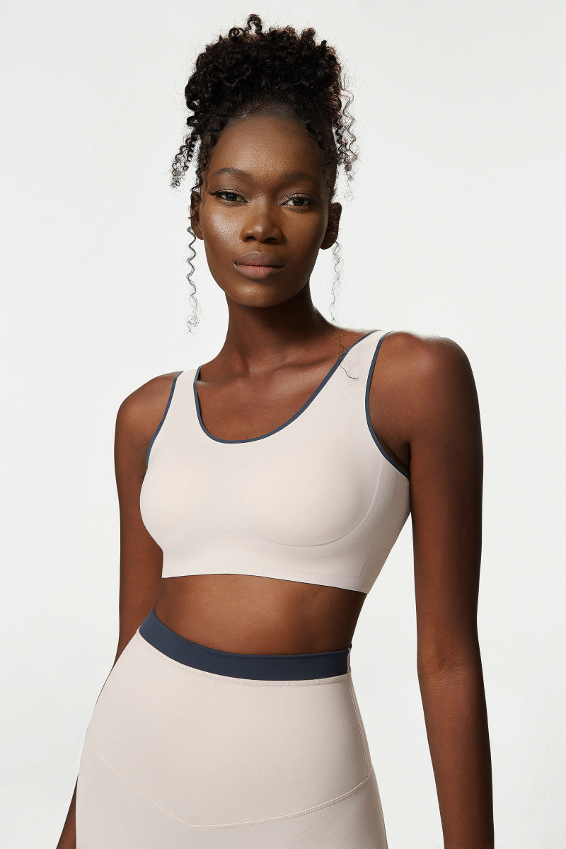 Low back sports bra