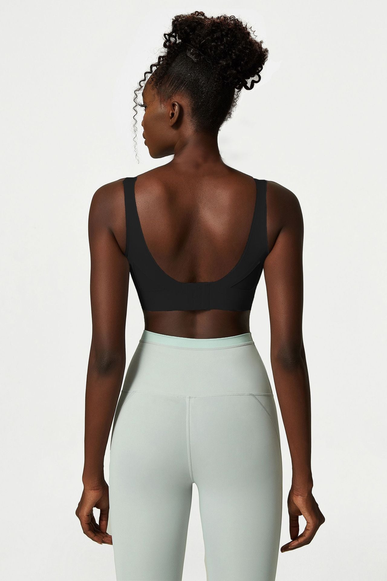 Low back sports bra