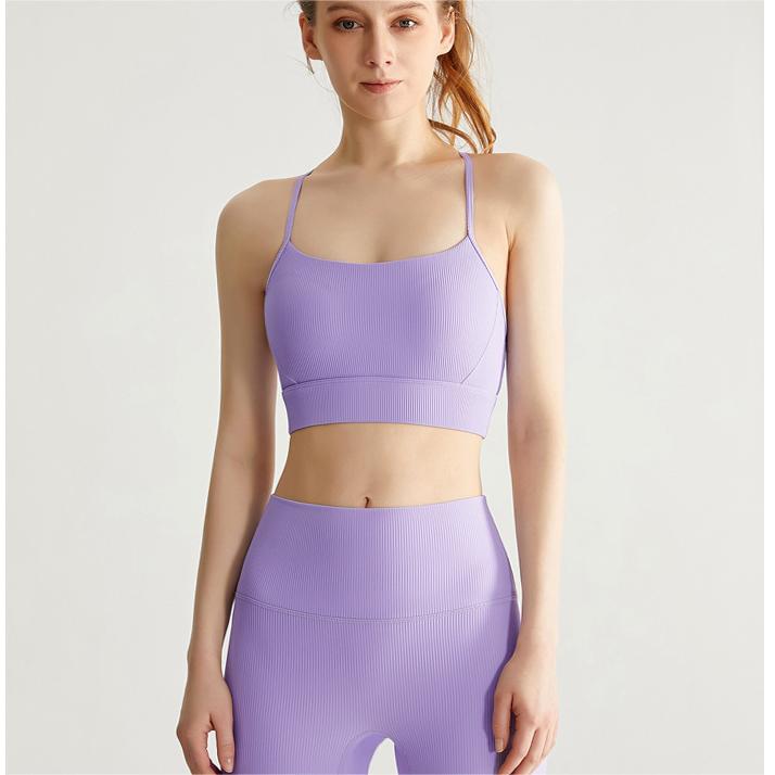 Spaghetti strap sports bra