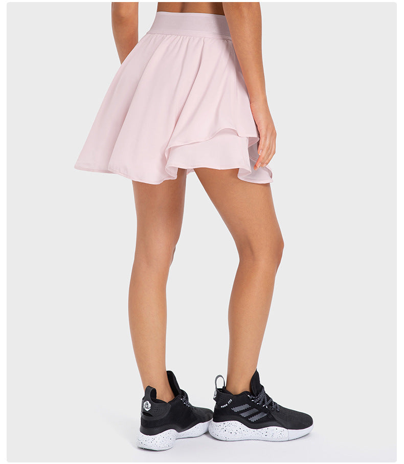 Layered skort