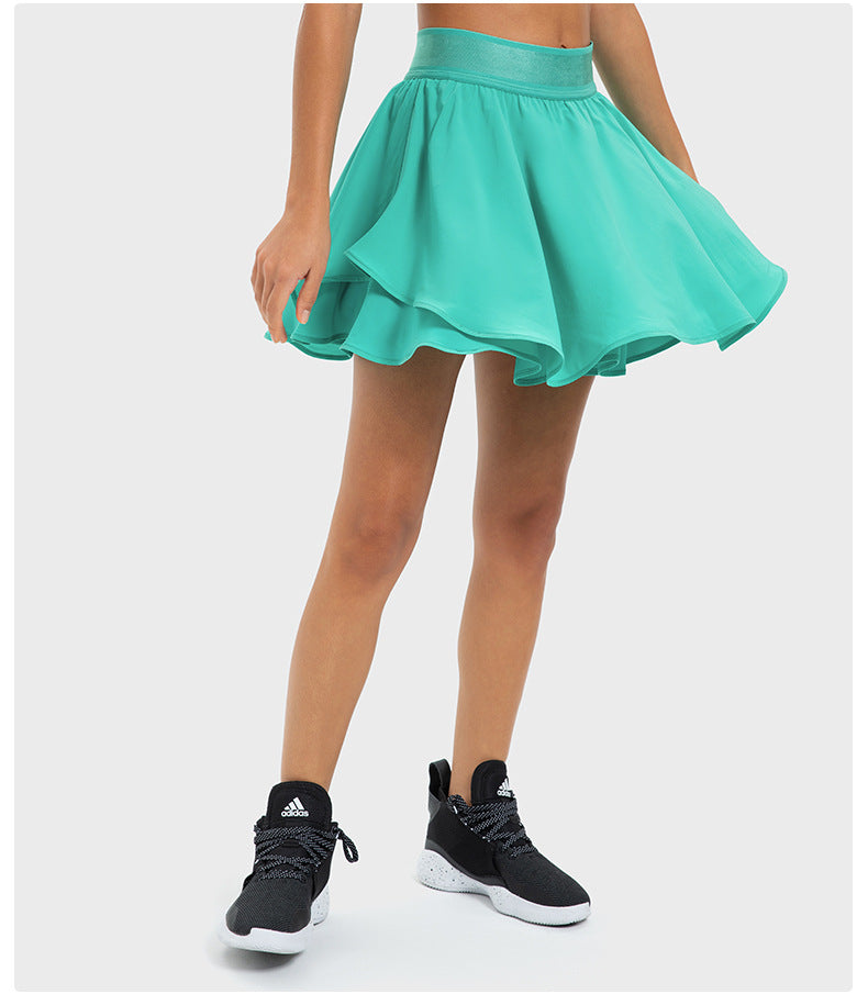 Layered skort
