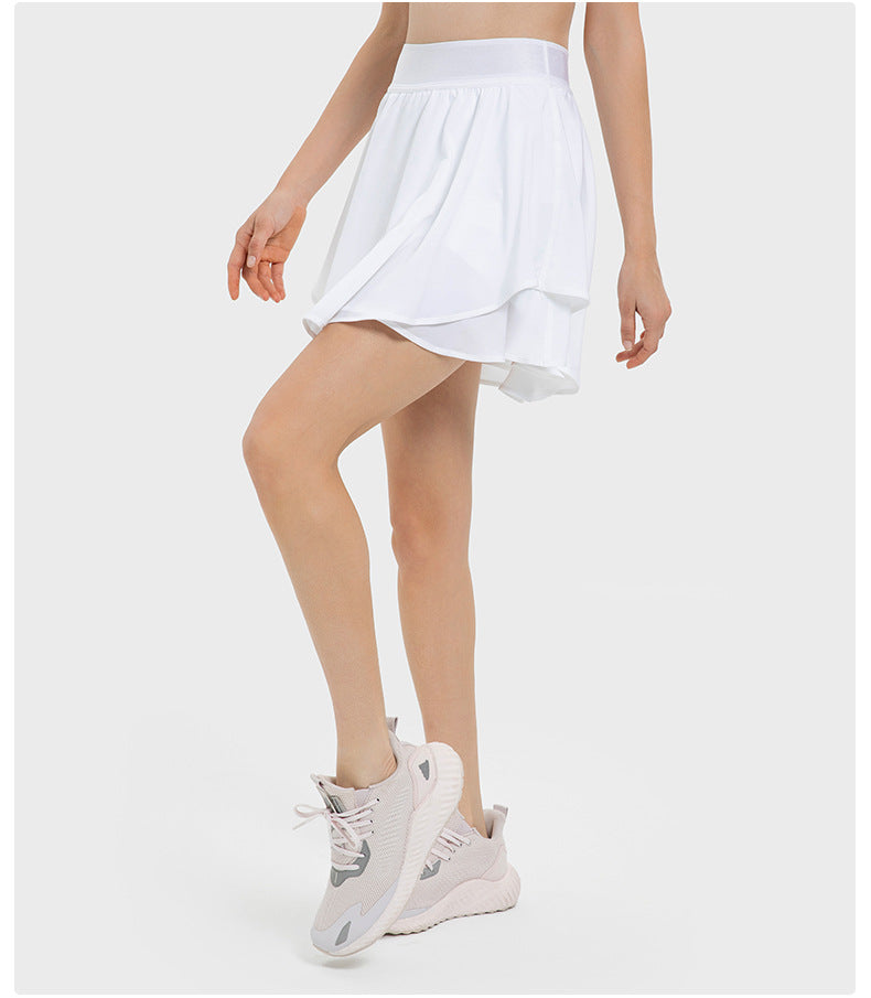 Layered skort