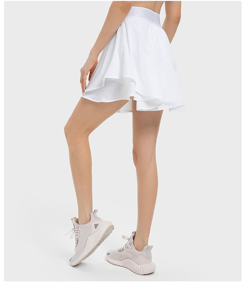 Layered skort