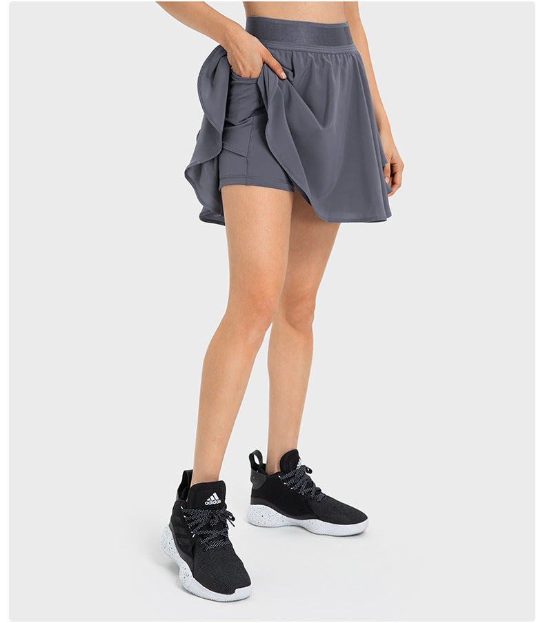 Layered skort