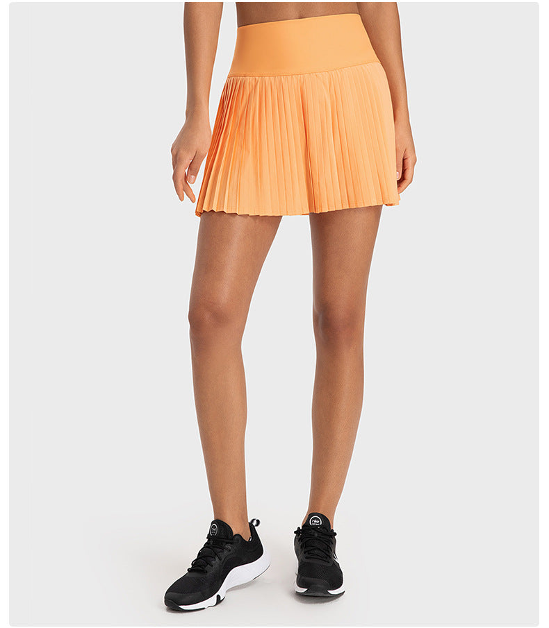 Pleated skort