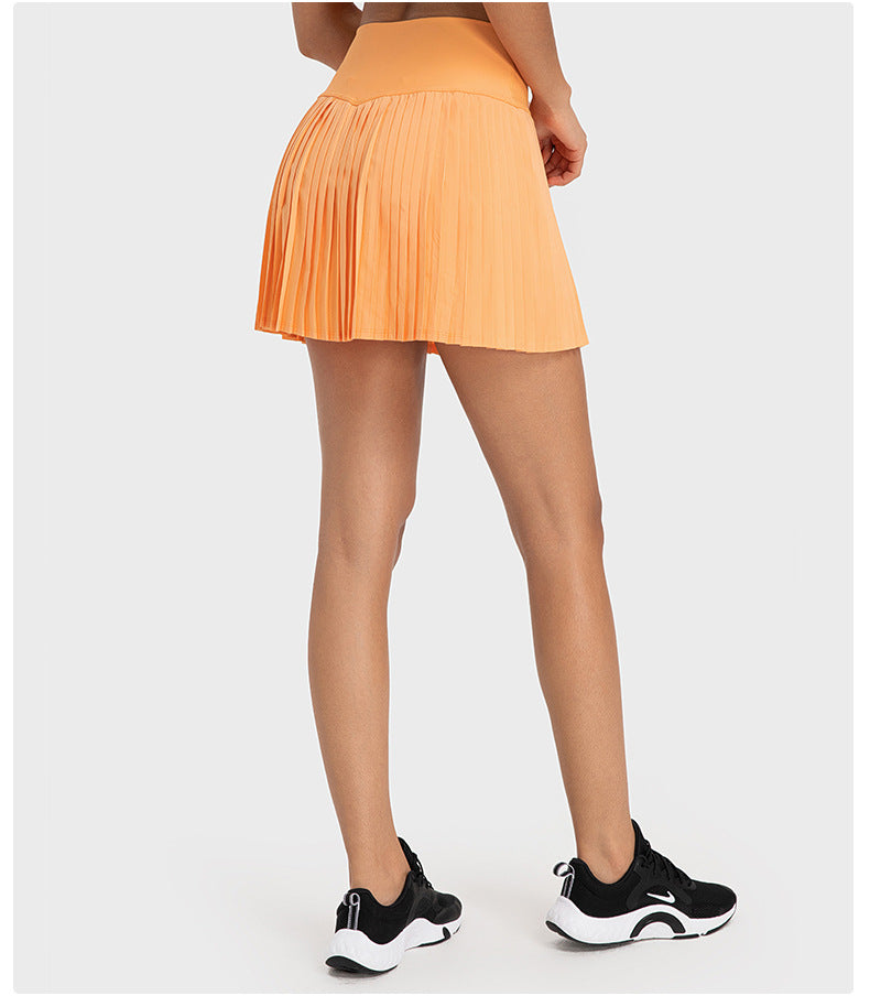Pleated skort