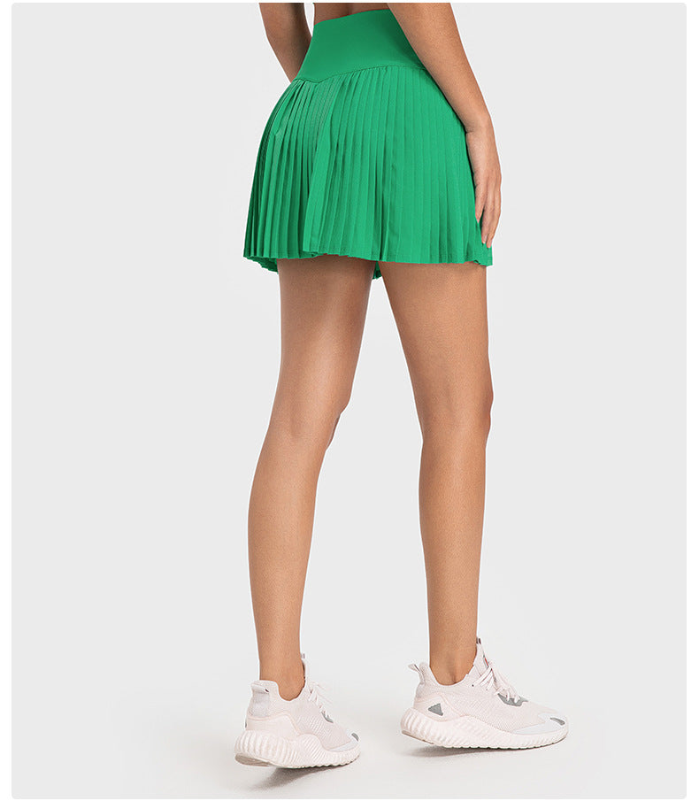 Pleated skort