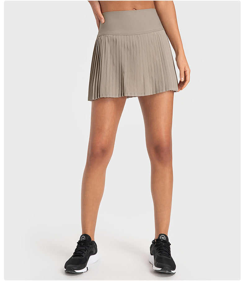 Pleated skort
