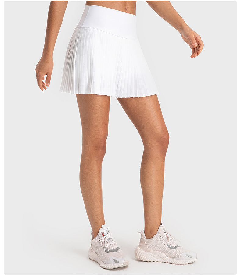 Pleated skort