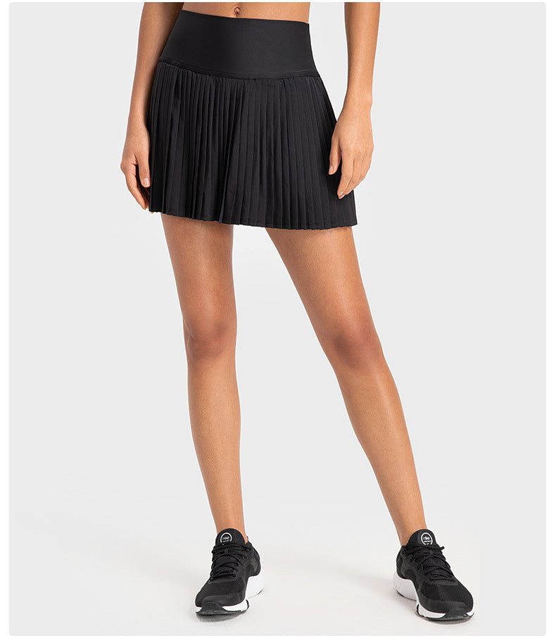 Pleated skort