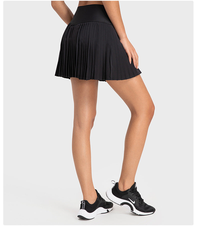 Pleated skort