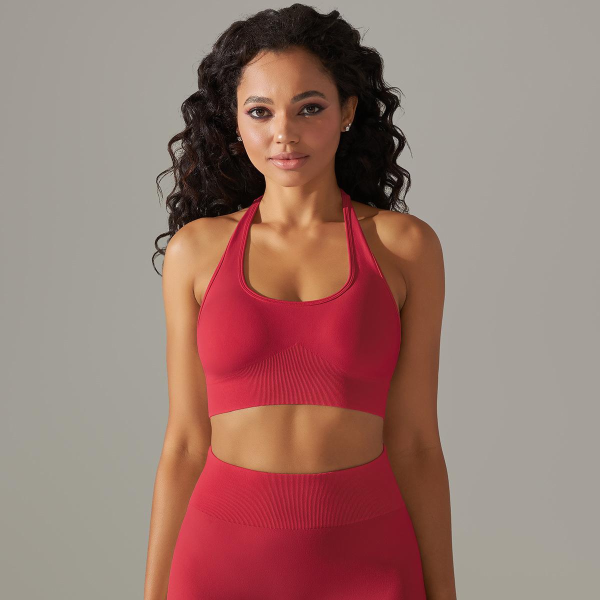 Seamless sports bra