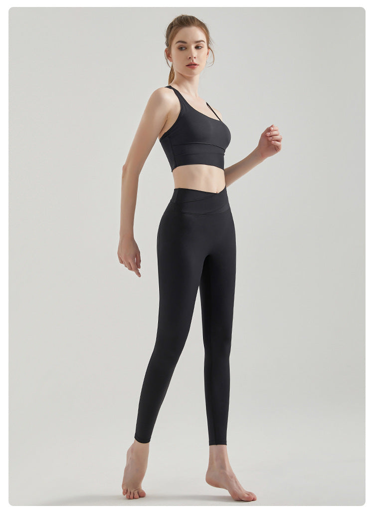 Colour block sports bra