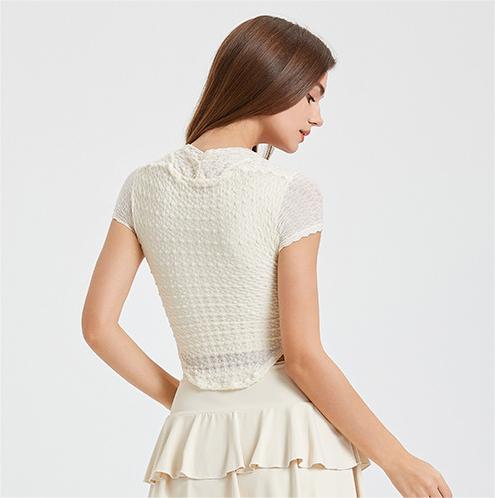 Textured padded top