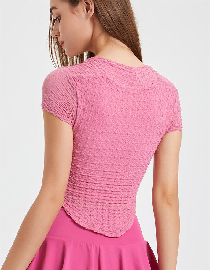Textured padded top