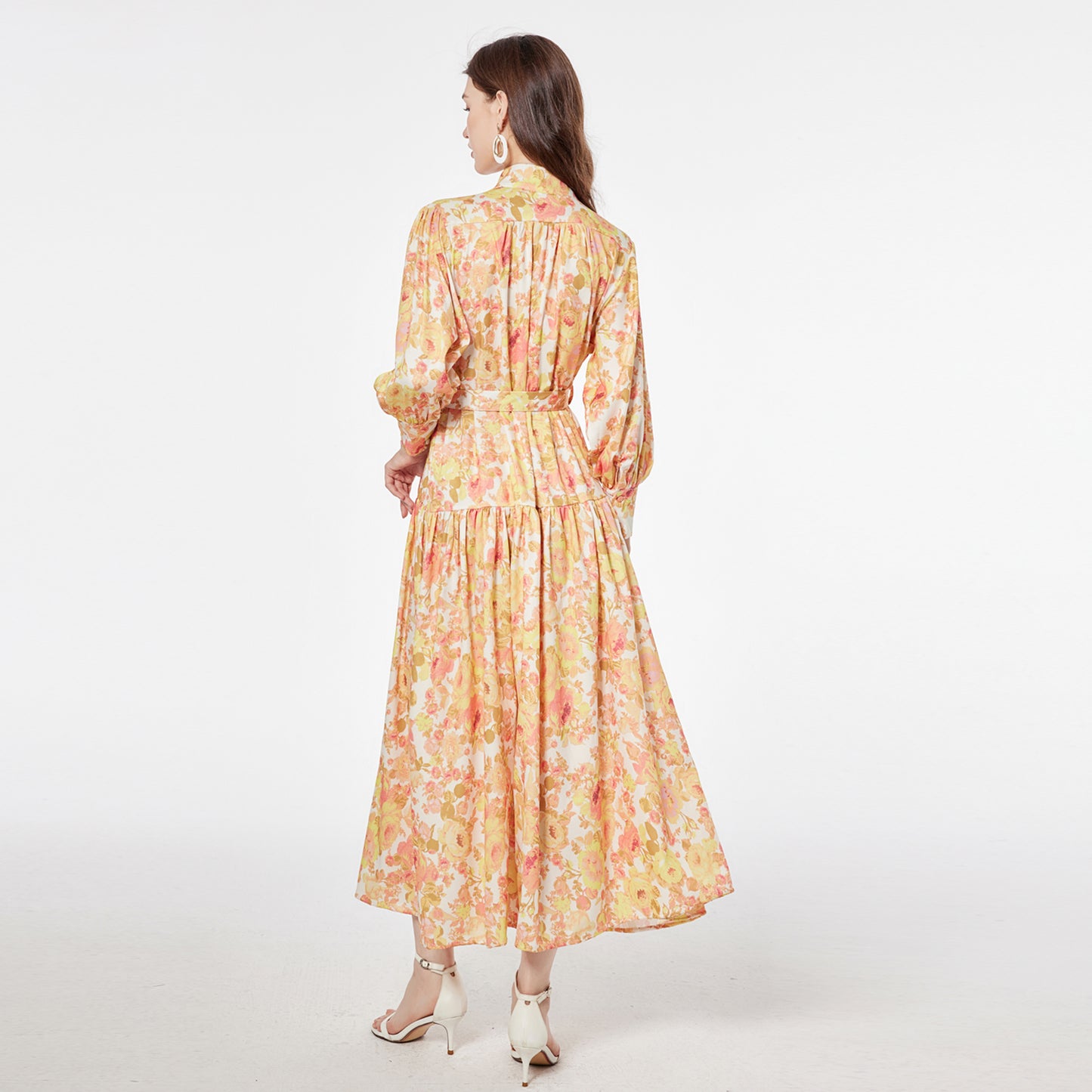 Printed maxi dress