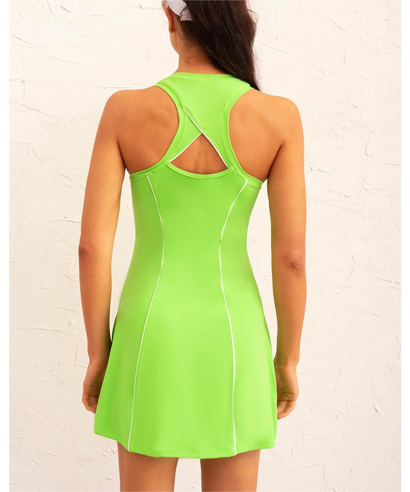 Cut out back tennis dress