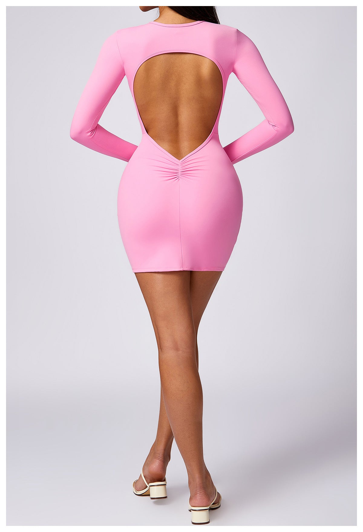 Open back dress