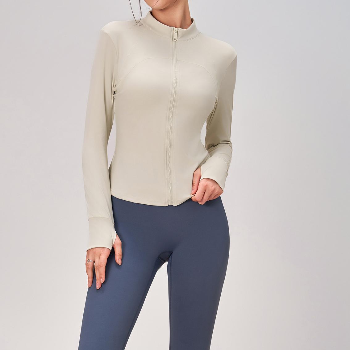 Zip front jacket