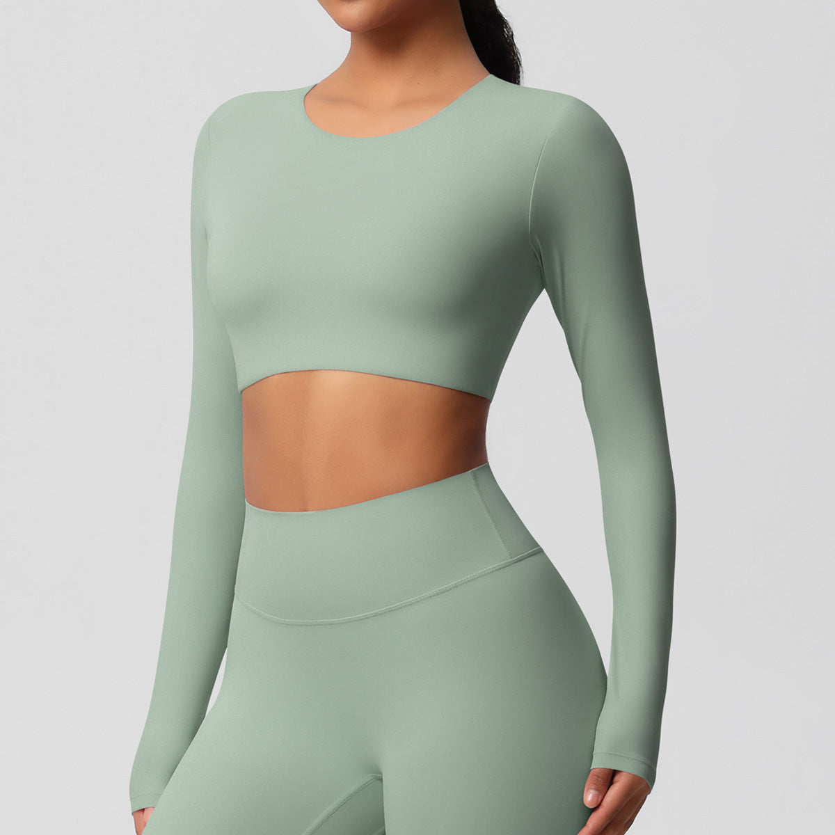 Brushed full sleeve top