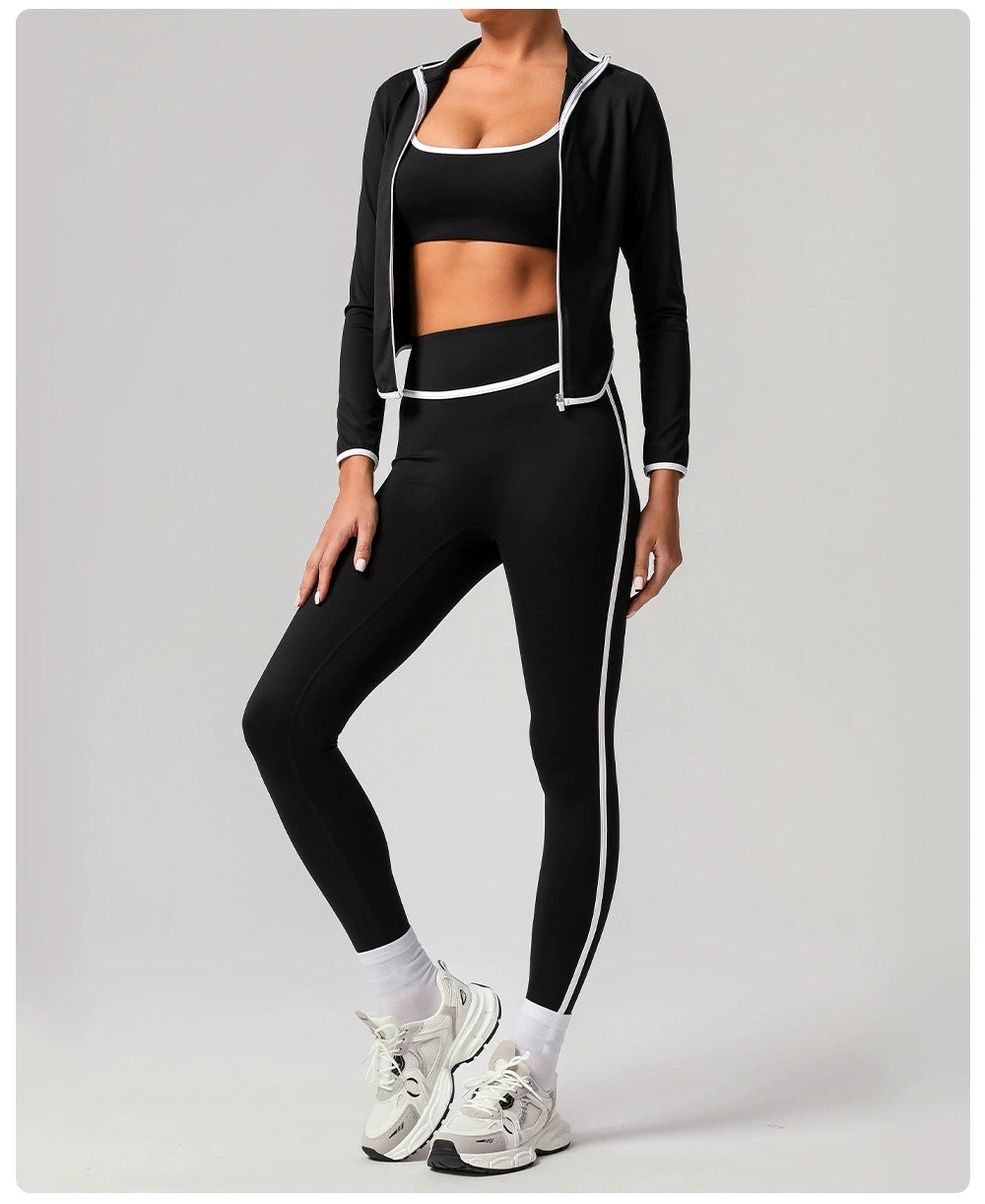 Contrast piping fitness set