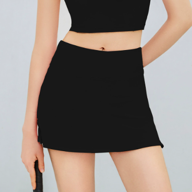 Slim fit skort