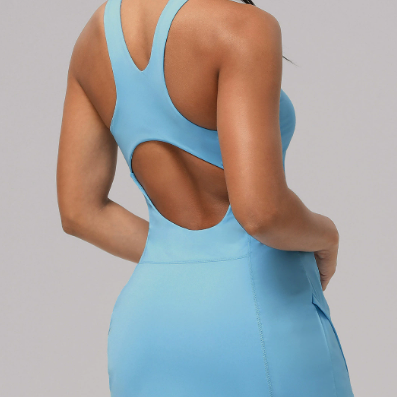 Cut out back dress