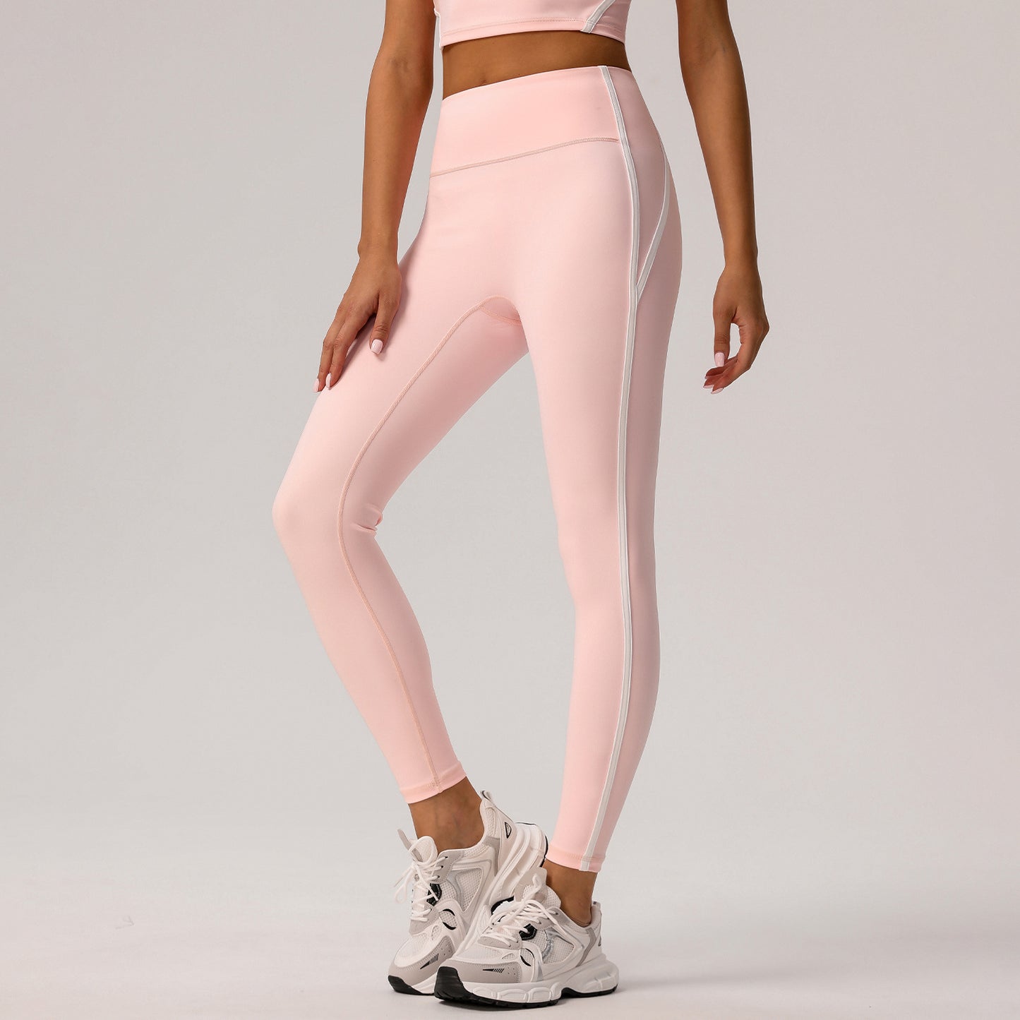 Contrast trim leggings