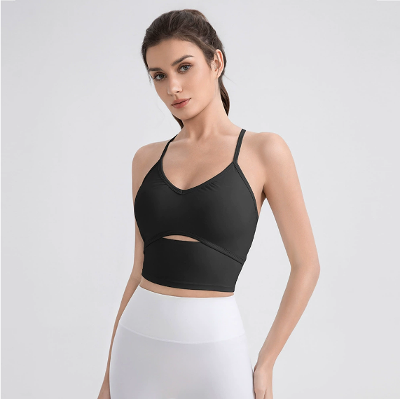 Cut out front vest