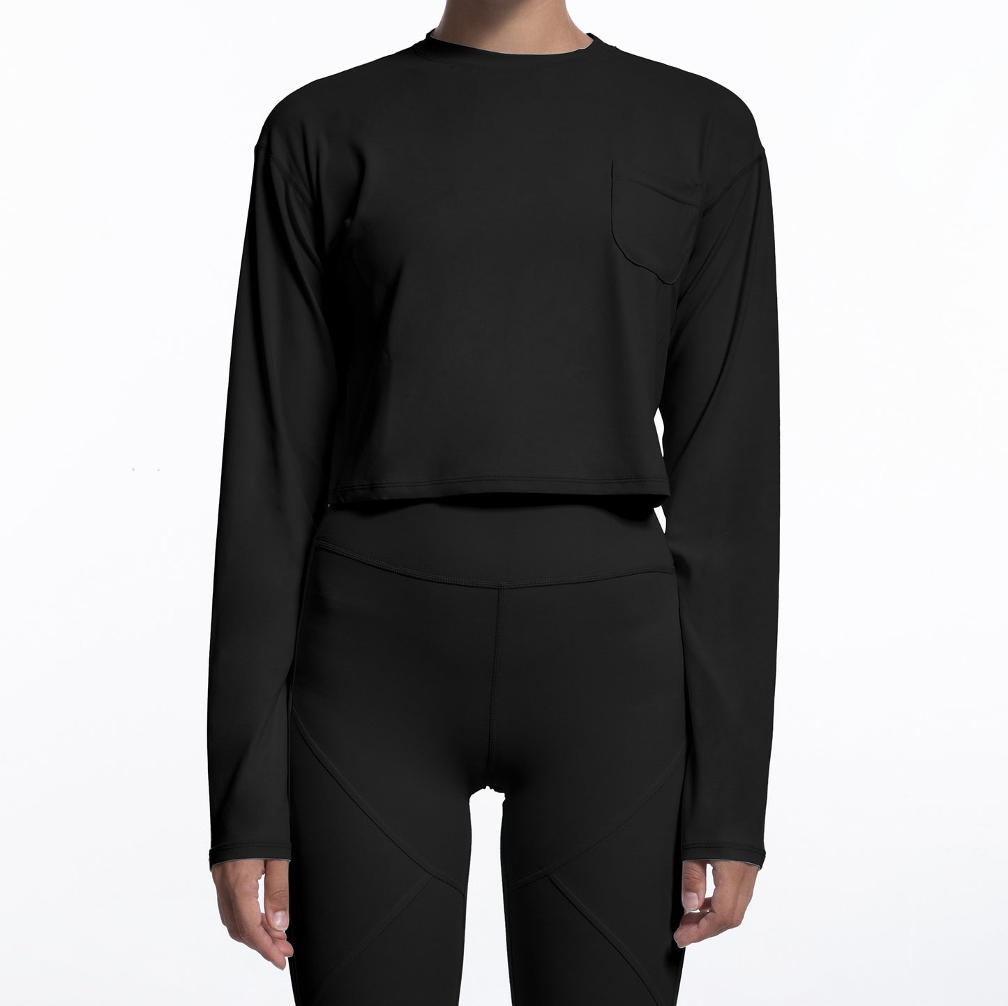 Cropped full sleeve top