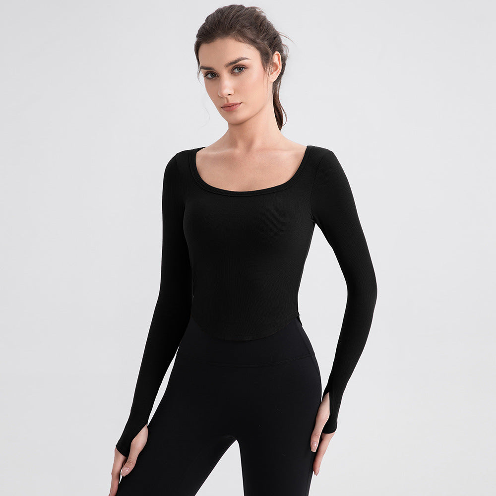 Full sleeve cropped top