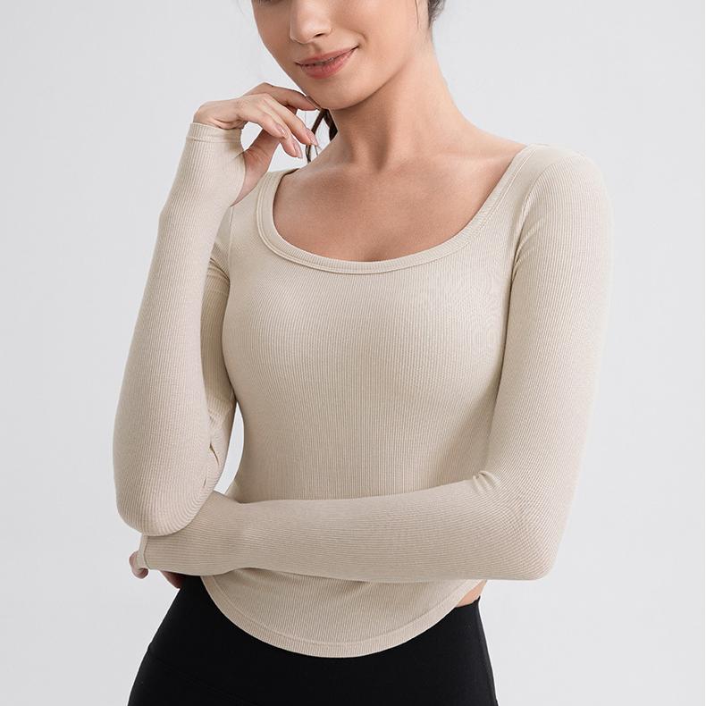Full sleeve cropped top