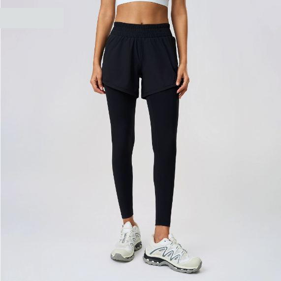 Faux Two Pieces Fitness leggings