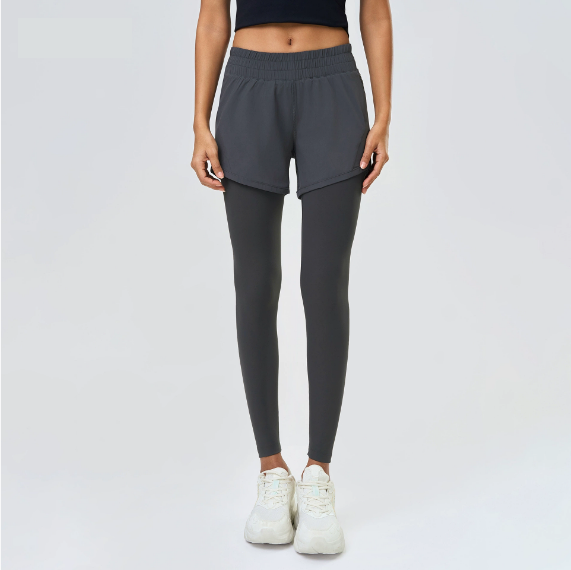 Faux Two Pieces Fitness leggings