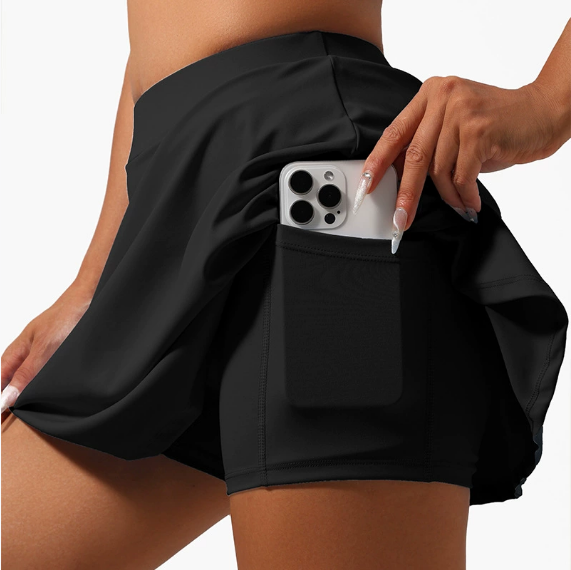 Quick dry fitness skirt