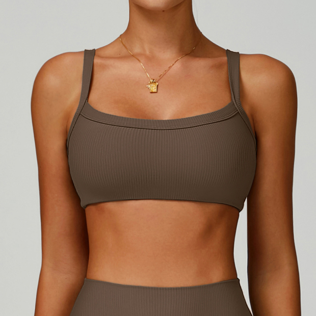 Seamless medium support bra