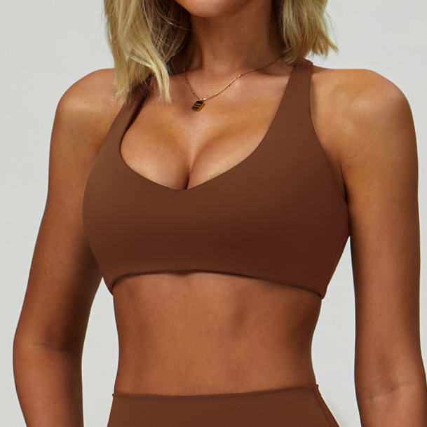 Seamless medium support bra