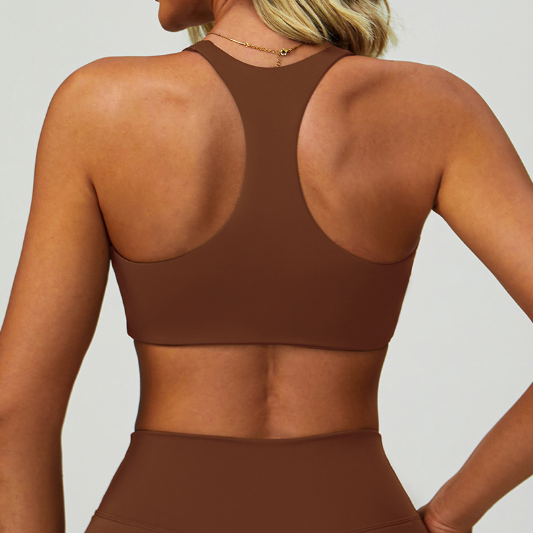 Seamless medium support bra