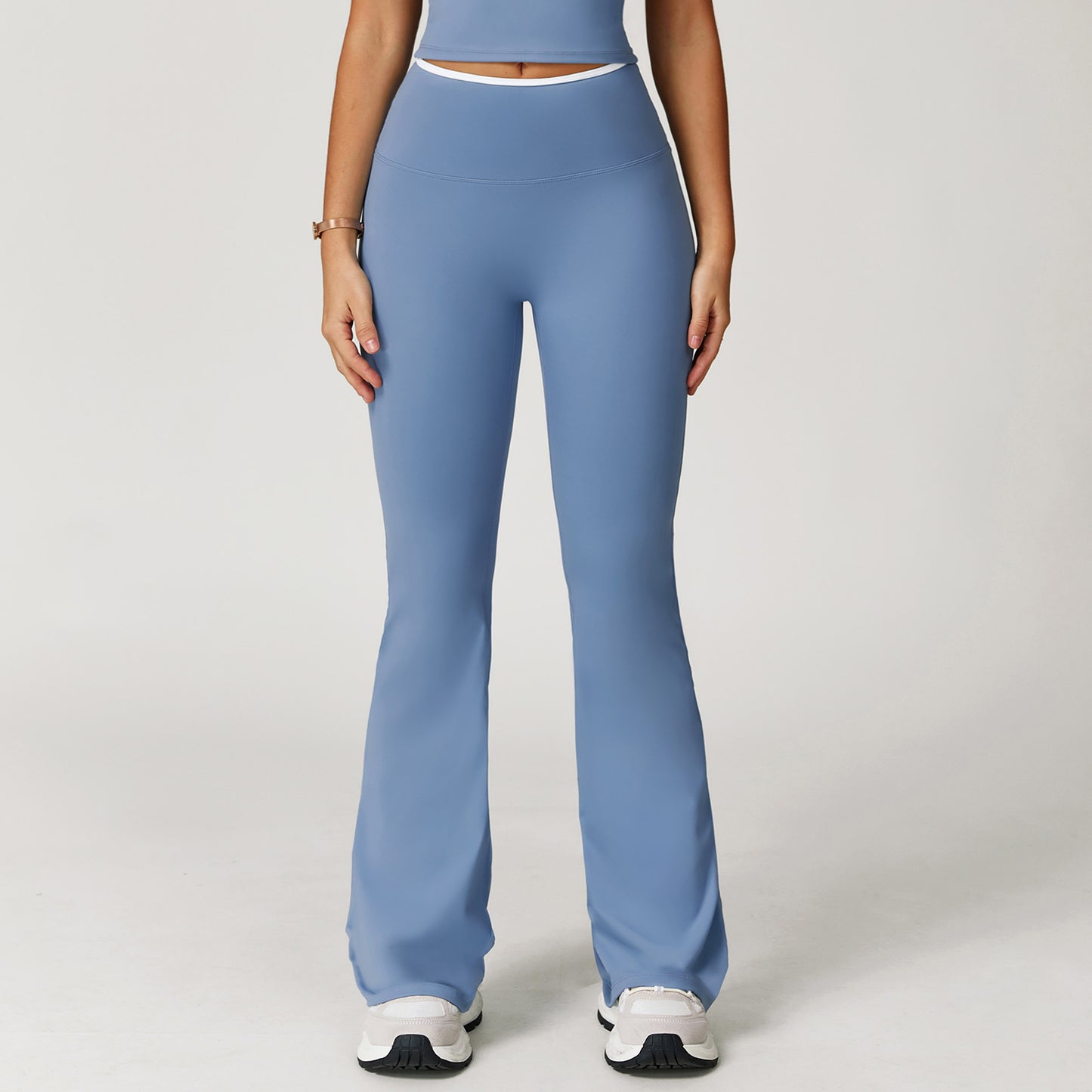 Contrast trim Trousers