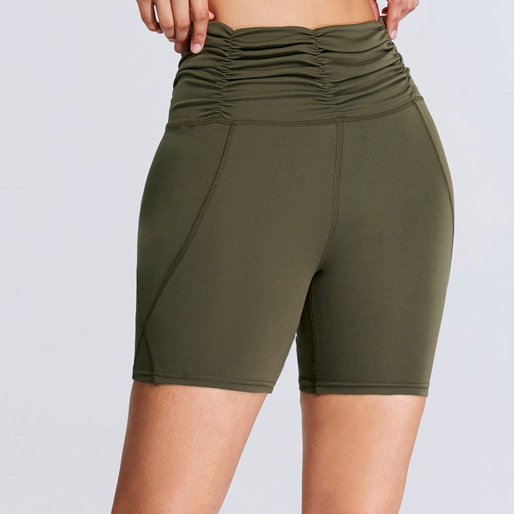 Ruched waist hot pants