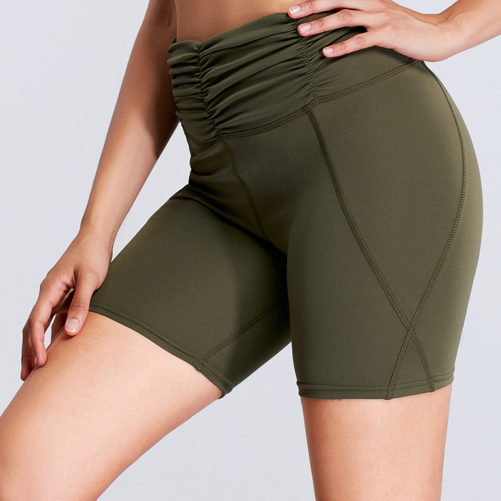 Ruched waist hot pants