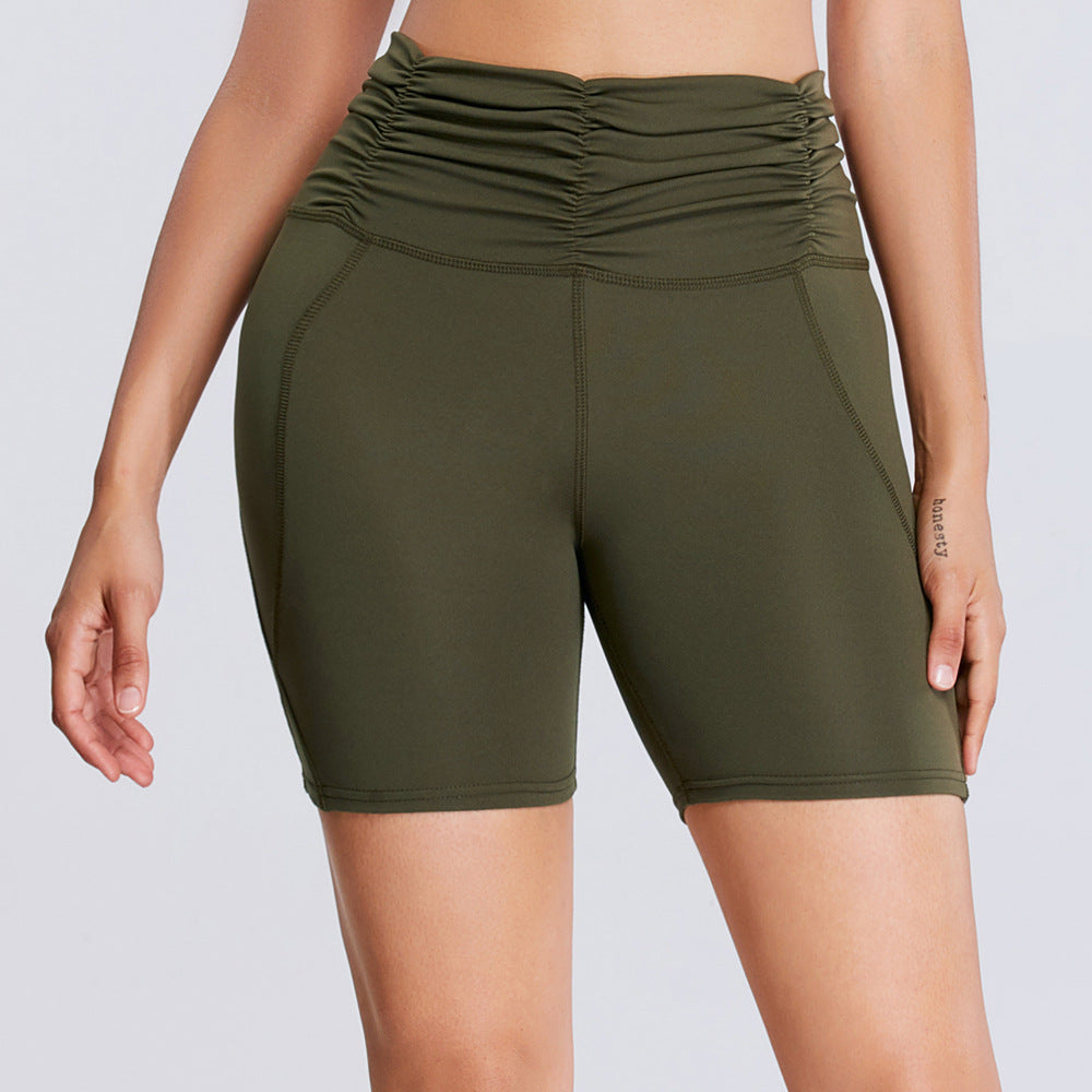 Ruched waist hot pants