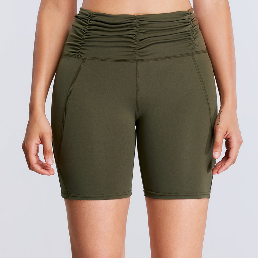 Ruched waist hot pants