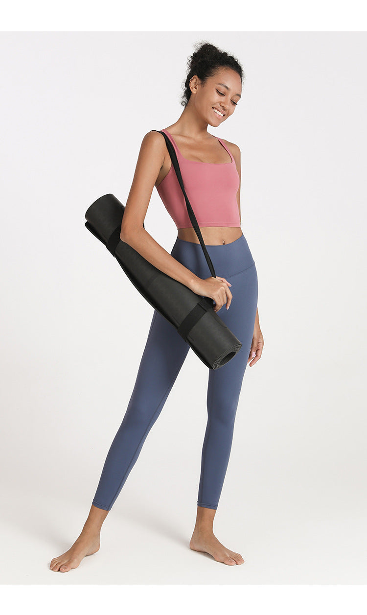 Cross back sports bra