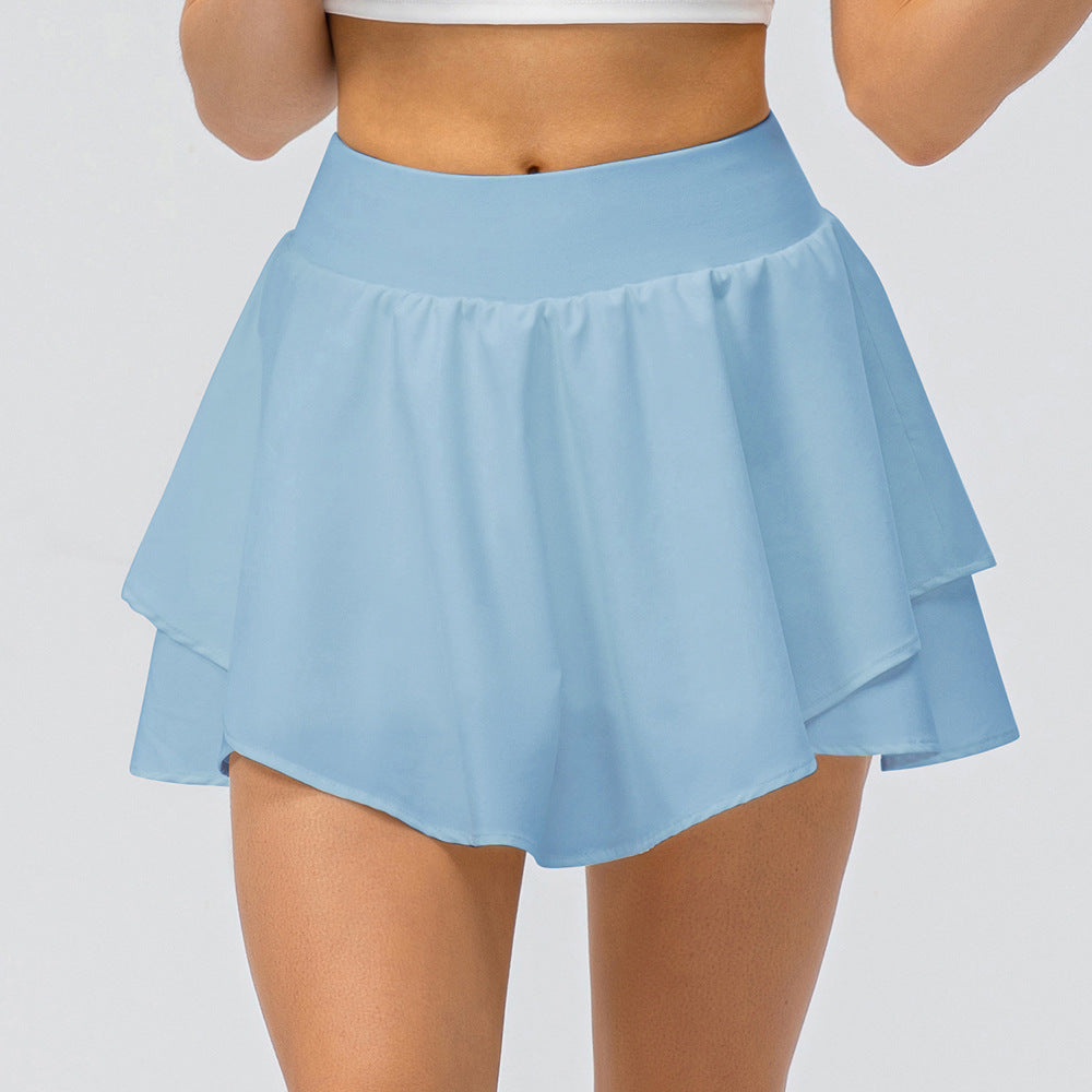 Layered skort