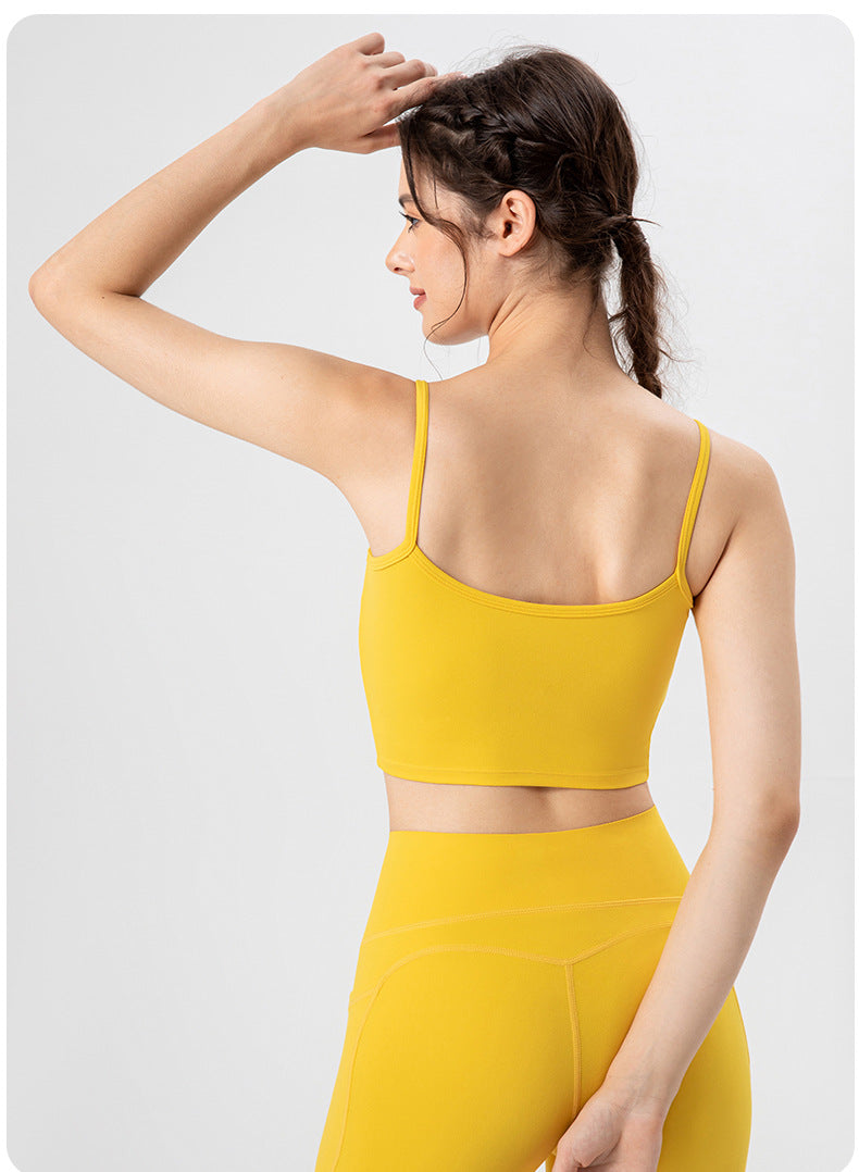 Gathered front sports vest