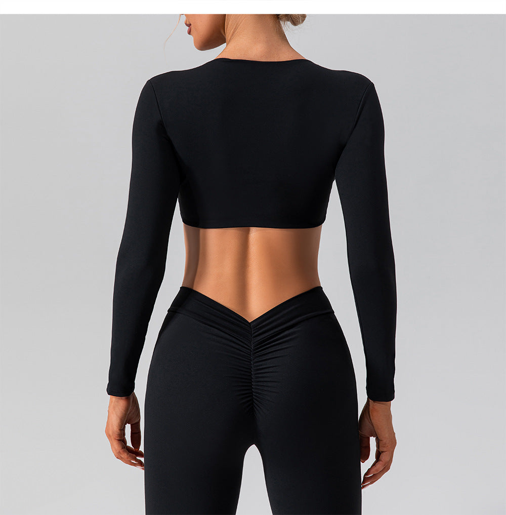 Twisted front cropped top
