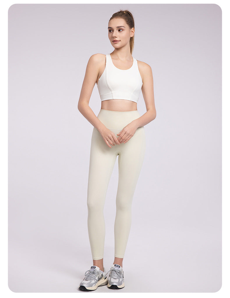 Cross back medium support bra